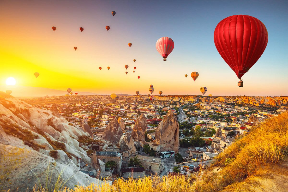 globo aerostático en Capadocia